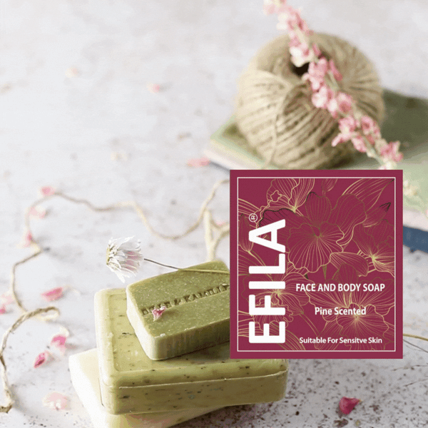 EFILA Face and Body Soap Bar - Pine Scented