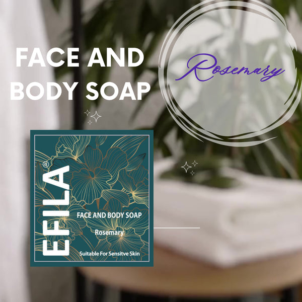 EFILA Face and Body Soap Bar - Rosemary