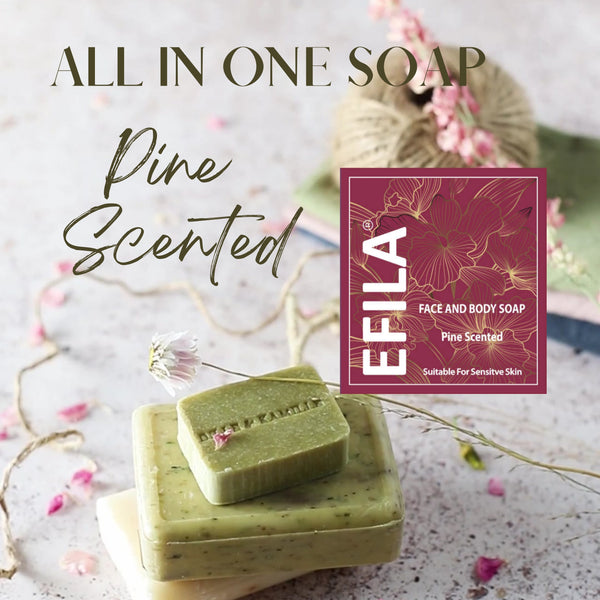 EFILA Face and Body Soap Bar - Pine Scented